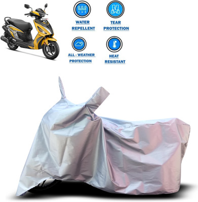 PAGORA Two Wheeler Cover for Hero(Maestro Edge 125, Silver)