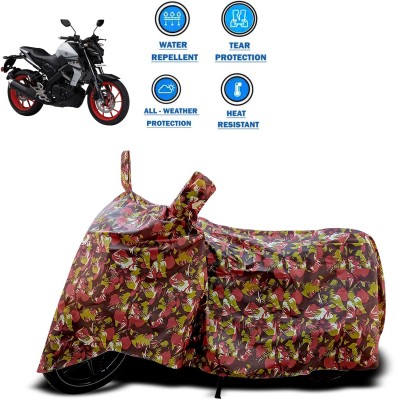 CODOKI Two Wheeler Cover for Yamaha(MT-15, Red)