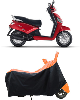 Coxtor Waterproof Two Wheeler Cover for Mahindra(Gusto BS6, Orange)