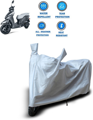 CODOKI Two Wheeler Cover for Ampere(Magnus BS6, Silver)