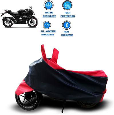 PAGORA Two Wheeler Cover for Suzuki(Gixxer SF 150, Red)