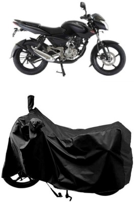 SUGASHRI Waterproof Two Wheeler Cover for Bajaj(Pulsar 135 LS DTS-i, Black)