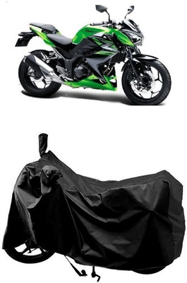 SUGASHRI Waterproof Two Wheeler Cover for Kawasaki(Z250, Black)