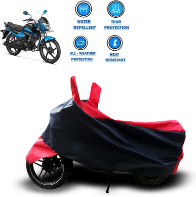 CODOKI Two Wheeler Cover for Hero(Splendor I Smart, Red)