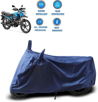 PAGORA Two Wheeler Cover for Hero(Passion Pro TR, Blue)