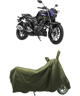 Coxtor Waterproof Two Wheeler Cover for Yamaha(FZ25 BS6, Gold)