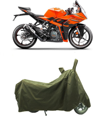Coxtor Waterproof Two Wheeler Cover for KTM(RC 390, Gold)