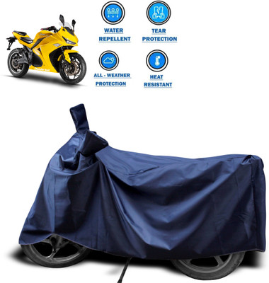 PAGORA Two Wheeler Cover for Universal For Bike(Blue)
