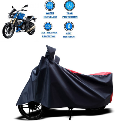 PAGORA Two Wheeler Cover for Mahindra(MOJO XT 300, Red)