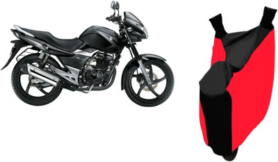 SK AUTO Two Wheeler Cover for Suzuki(GS 150R, Red, Black)