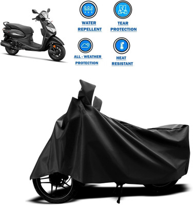 CODOKI Two Wheeler Cover for Hero(MotoCorp Pleasure Plus, Black)