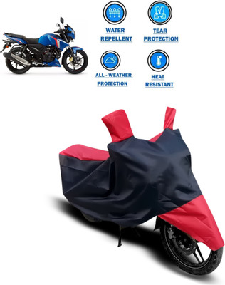 CODOKI Two Wheeler Cover for TVS(Apache RTR 180, Red)