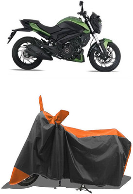 SUGASHRI Waterproof Two Wheeler Cover for Bajaj(Dominar 250, Orange, Black)