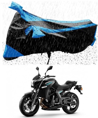 Mdstar Waterproof Two Wheeler Cover for CFMoto(650 NK, Blue, Black)