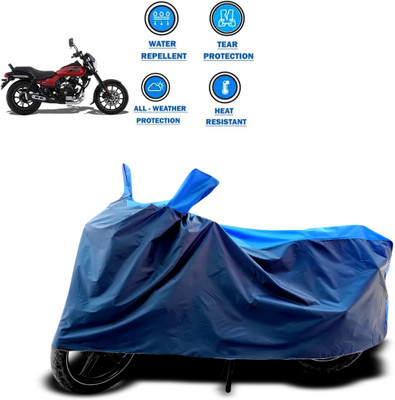 CODOKI Two Wheeler Cover for Bajaj(Avenger, Blue)