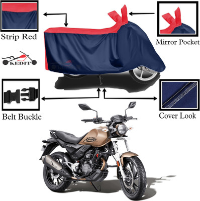 SK AUTO Two Wheeler Cover for Hero(Xpulse 200T, Red, Blue)