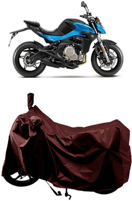 SUGASHRI Waterproof Two Wheeler Cover for CFMoto(650 NK, Maroon)