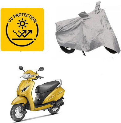 SK AUTO Waterproof Two Wheeler Cover for Honda(Activa 5G, Silver)