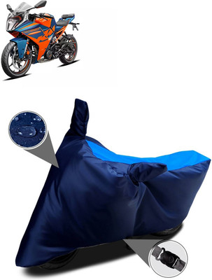 DeepShakshi AUTOMOTIVE Waterproof Two Wheeler Cover for KTM(RC 390 BS6, Blue)