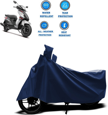 PAGORA Two Wheeler Cover for Suzuki(Let's, Blue)