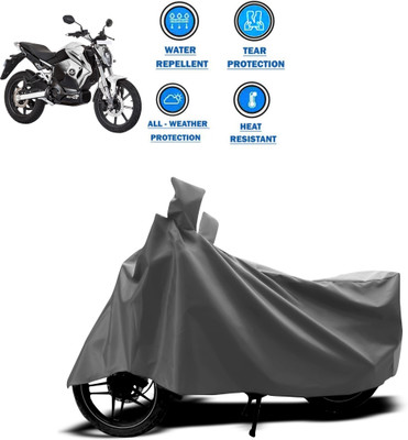 CODOKI Two Wheeler Cover for Revolt(RV 400, Grey)