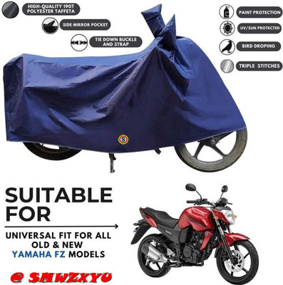 SK AUTO Waterproof Two Wheeler Cover for Yamaha(FZ, Blue)