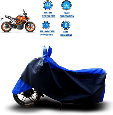 CODOKI Two Wheeler Cover for KTM(Duke 390 ABS, Blue)