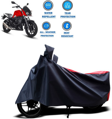 CODOKI Two Wheeler Cover for Mahindra(Mojo UT 300, Red)