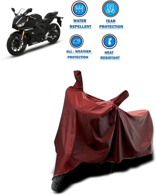 CODOKI Waterproof Two Wheeler Cover for Yamaha(YZF-R1, Maroon)