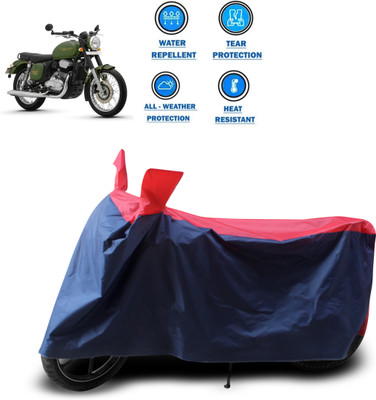 CODOKI Two Wheeler Cover for JAWA(42 BS6, Red)