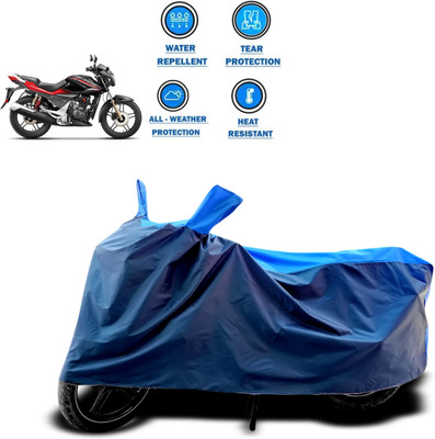 CODOKI Two Wheeler Cover for Hero(CBZ Extreme, Blue)