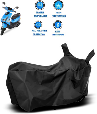 PAGORA Two Wheeler Cover for Ampere(E Lite, Black)