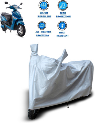 CODOKI Two Wheeler Cover for Hero(Electric Optima, Silver)