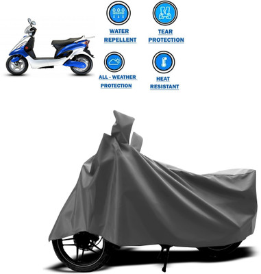 PAGORA Two Wheeler Cover for Hero(Electric Maxi, Grey)