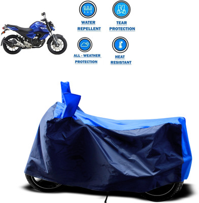 GOSHIV-car and bike accessories Two Wheeler Cover for Yamaha(FZ S V3.0 FI, Blue)