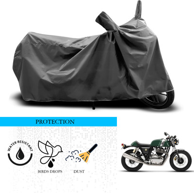ANTHUB Waterproof Two Wheeler Cover for Royal Enfield(Continental GT 650, Grey)