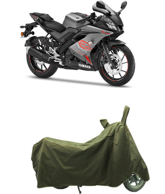 Coxtor Waterproof Two Wheeler Cover for Yamaha(YZF-R15 V3 BS6, Gold)