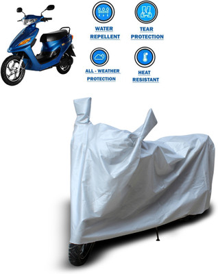PAGORA Two Wheeler Cover for Indus(Yo Spark, Silver)