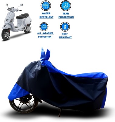 PAGORA Two Wheeler Cover for Piaggio(Vespa SXL, Blue)