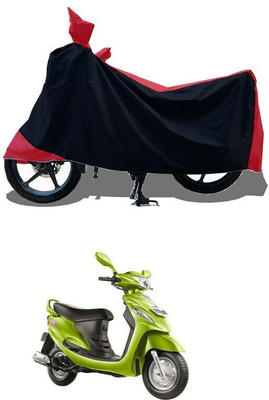 SK AUTO Two Wheeler Cover for Mahindra(Rodeo, Red)