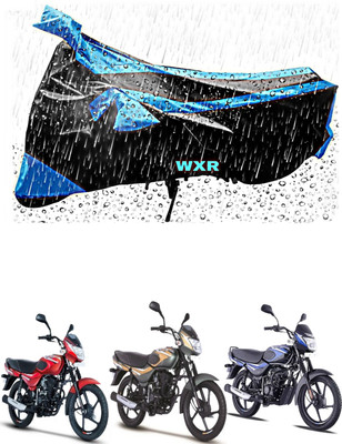 WXR Waterproof Two Wheeler Cover for Bajaj(CT110, Black, Blue)