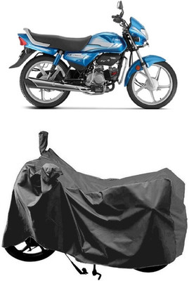 SUGASHRI Waterproof Two Wheeler Cover for Hero(CD deluxe, Grey)