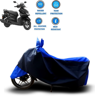 ANTHUB Two Wheeler Cover for Yamaha(Ray ZR, Blue)