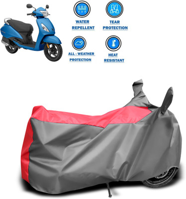 PAGORA Two Wheeler Cover for TVS(Jupiter classic, Grey)