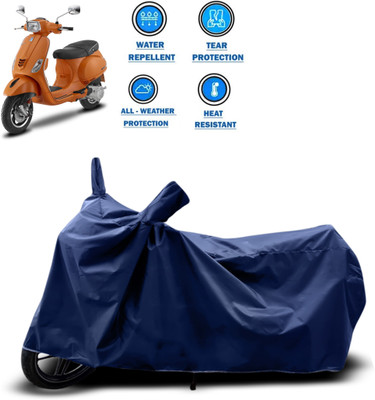 PAGORA Two Wheeler Cover for Piaggio(Vespa SXL 125, Blue)