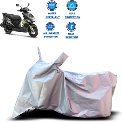 ANTHUB Two Wheeler Cover for Yamaha(Cygnus Ray ZR, Silver)