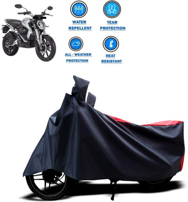 PAGORA Two Wheeler Cover for Revolt(RV 300, Red)