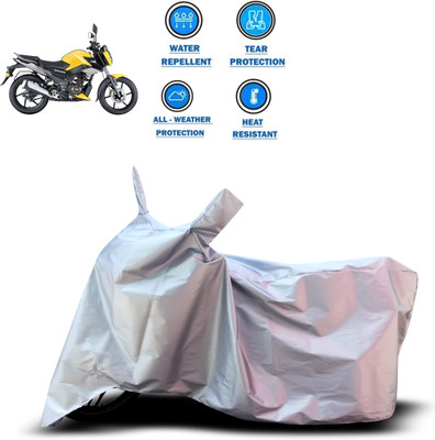 GOSHIV-car and bike accessories Two Wheeler Cover for TVS(Silver)
