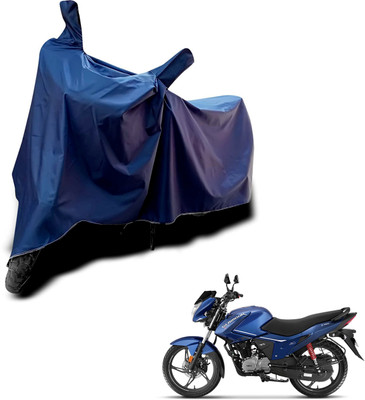 SK AUTO Two Wheeler Cover for Hero(Glamour Programmed FI, Blue)