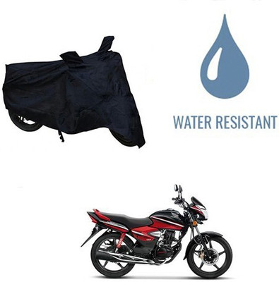 DeepShakshi AUTOMOTIVE Waterproof Two Wheeler Cover for Honda(CB Shine, Black)